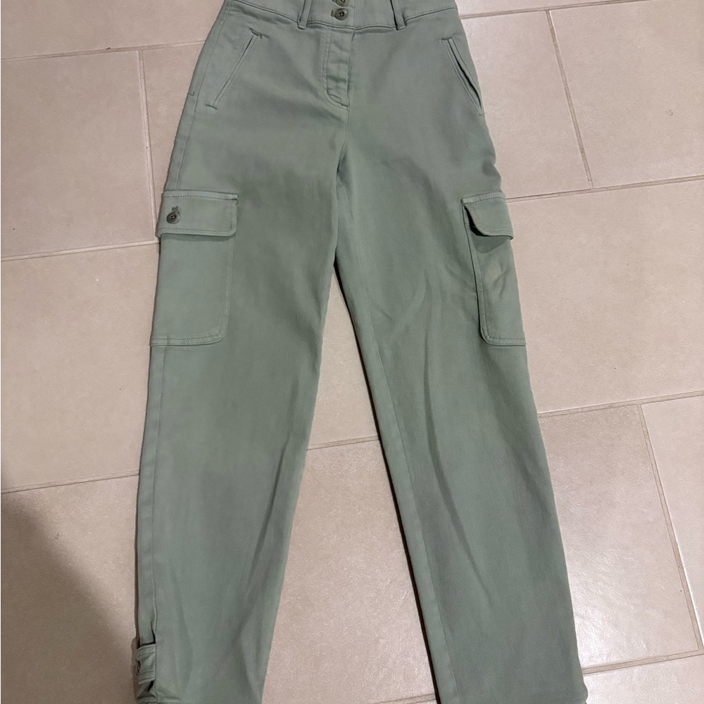 Wilfred Free Aritzia Modern Cargo Pants - Sage Green - Size 0 utility minimalist